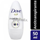 Desodorante Roll-on Dove Invisible x 50 mL