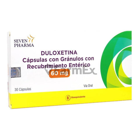 Duloxetina 60 mg x 30 cápsulas "Ley Cenabast"