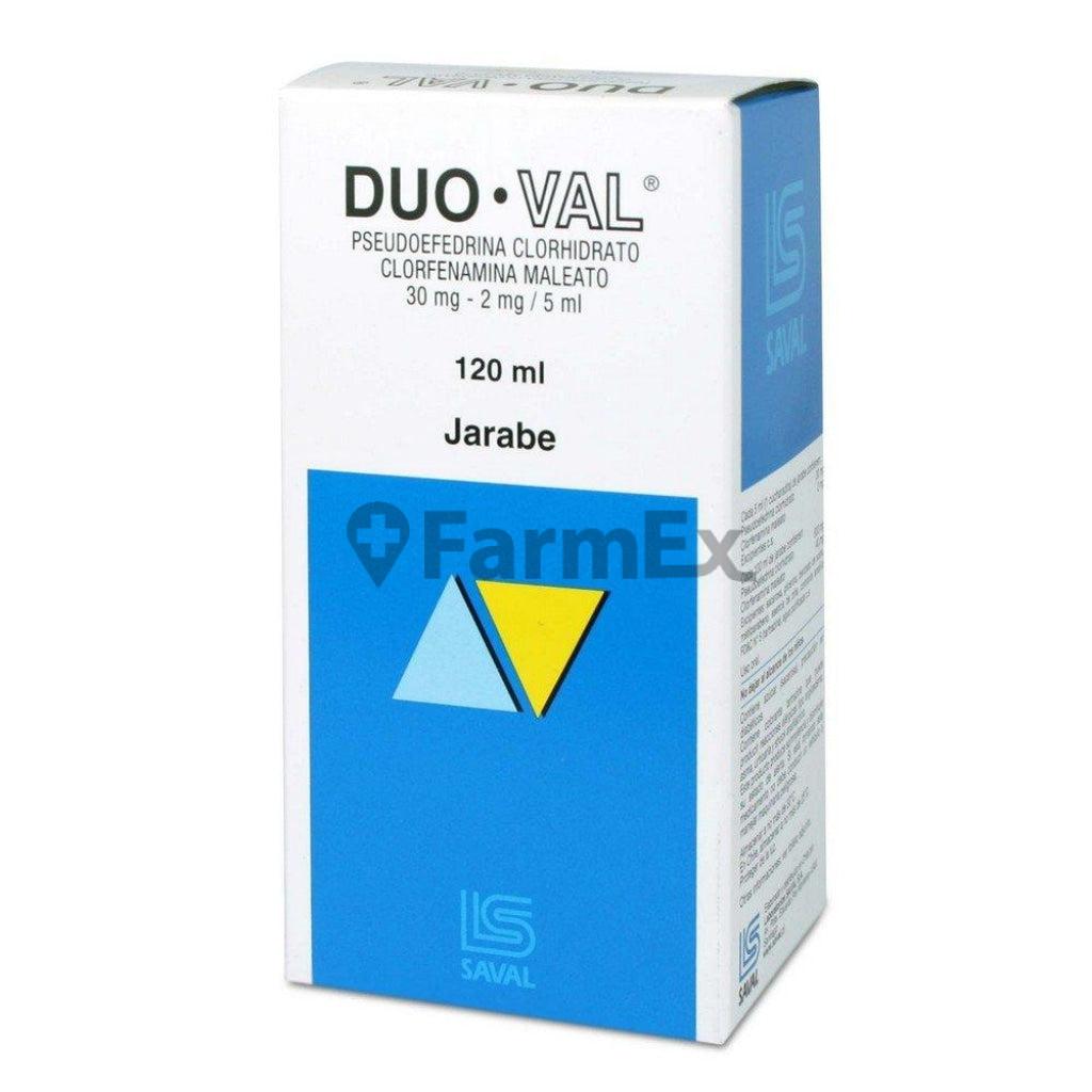 Duoval Jarabe x 120 ml LAB. SAVAL 