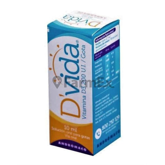 Dvida Vit. D3 Gotas 200 UI / gota x 10 mL ANDROMACO 