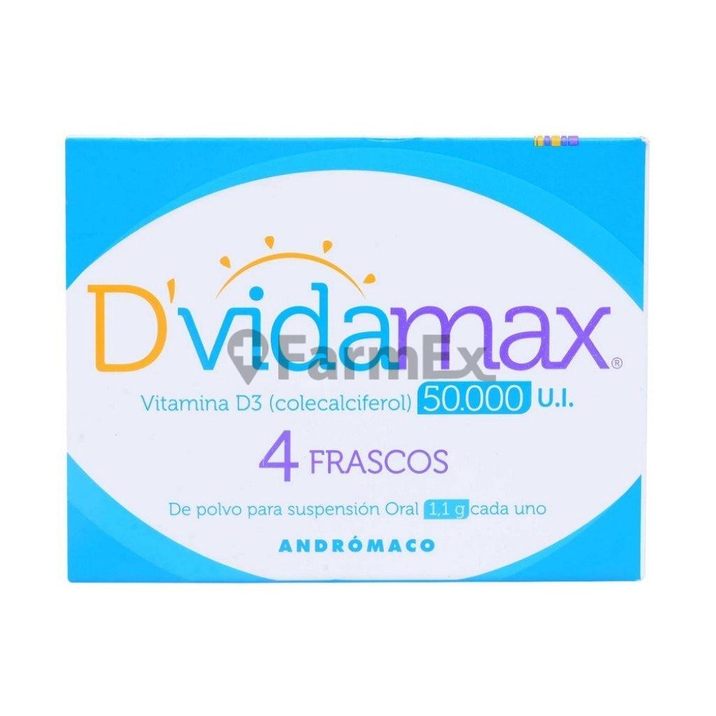 D'vidamax 50.000 U.I x 4 frascos ANDROMACO 