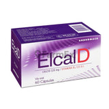 Elcal D 320 mg + vitamina D x 60 cápsulas