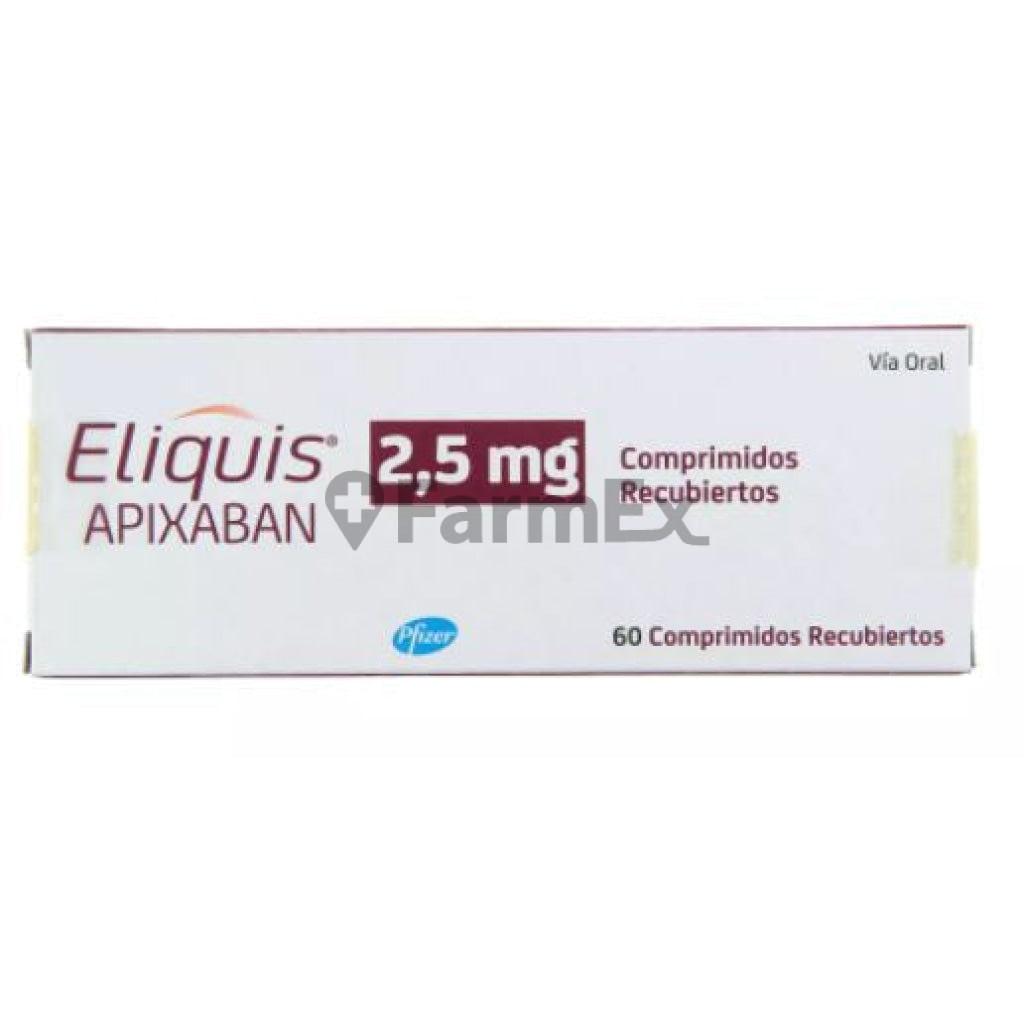Eliquis 2,5 mg x 60 comprimidos PFIZER 