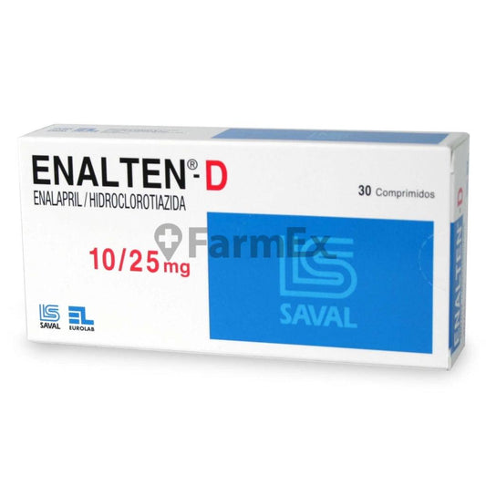 Enalten-D 10 / 25 mg x 30 comprimidos LAB. SAVAL 