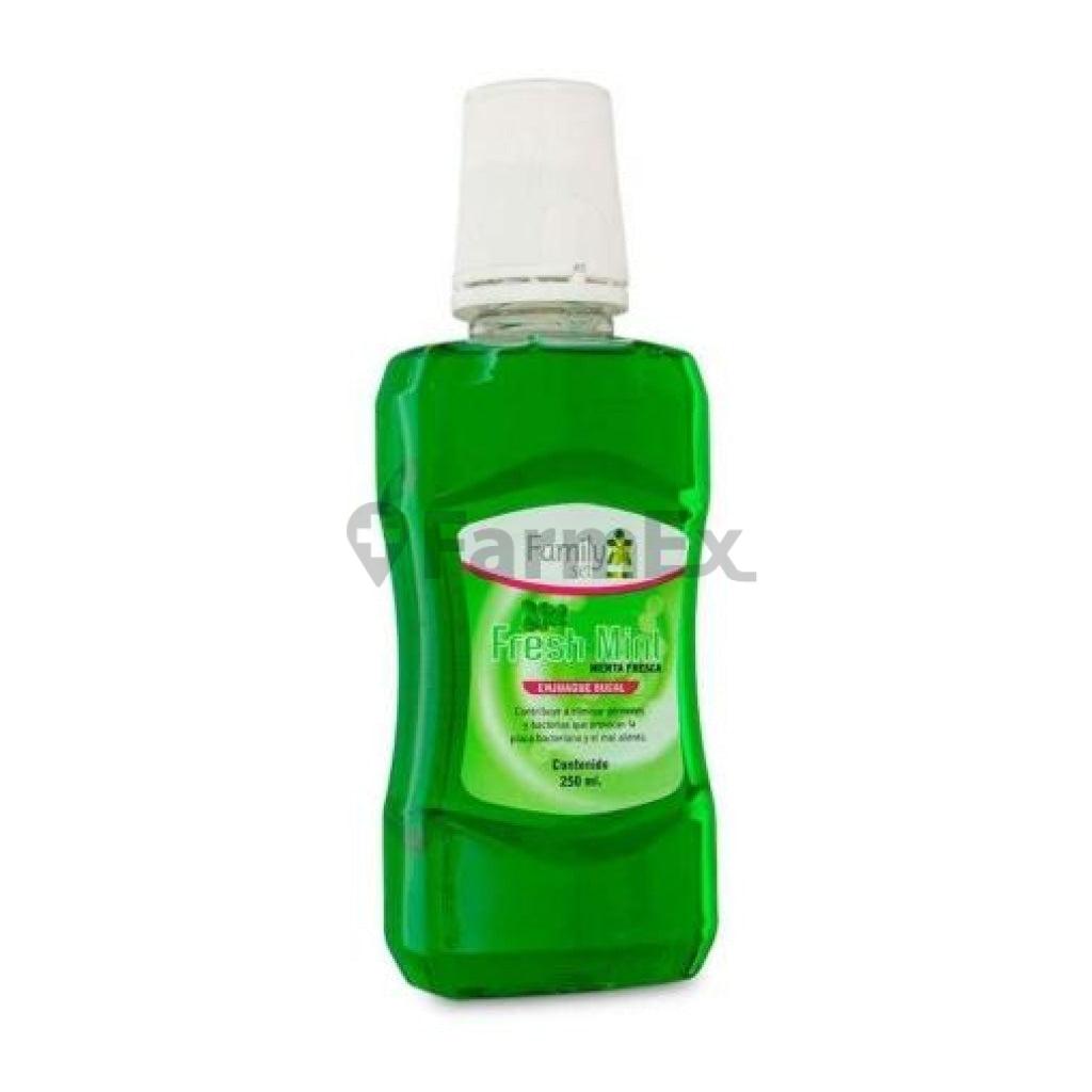 Enjuague Bucal Fresh Mint x 250 ml Family Set 