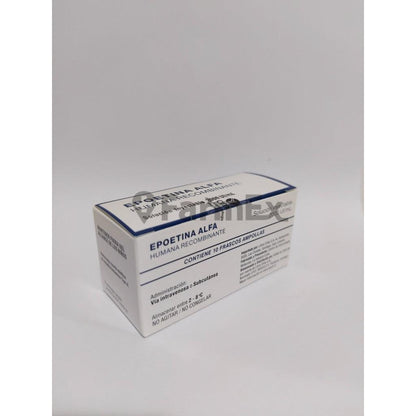 Epoetina Alfa Humana Recombinable Sol. Iny. 2000 U.I / ml x 10 frascos ampollas "LEY CENABAST" Libra Chile 