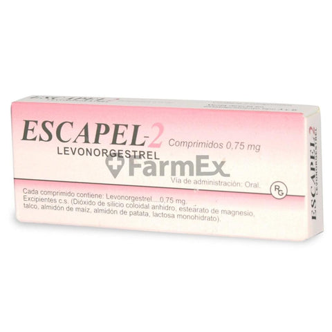 Escapel 0,75 mg x 2 comprimidos