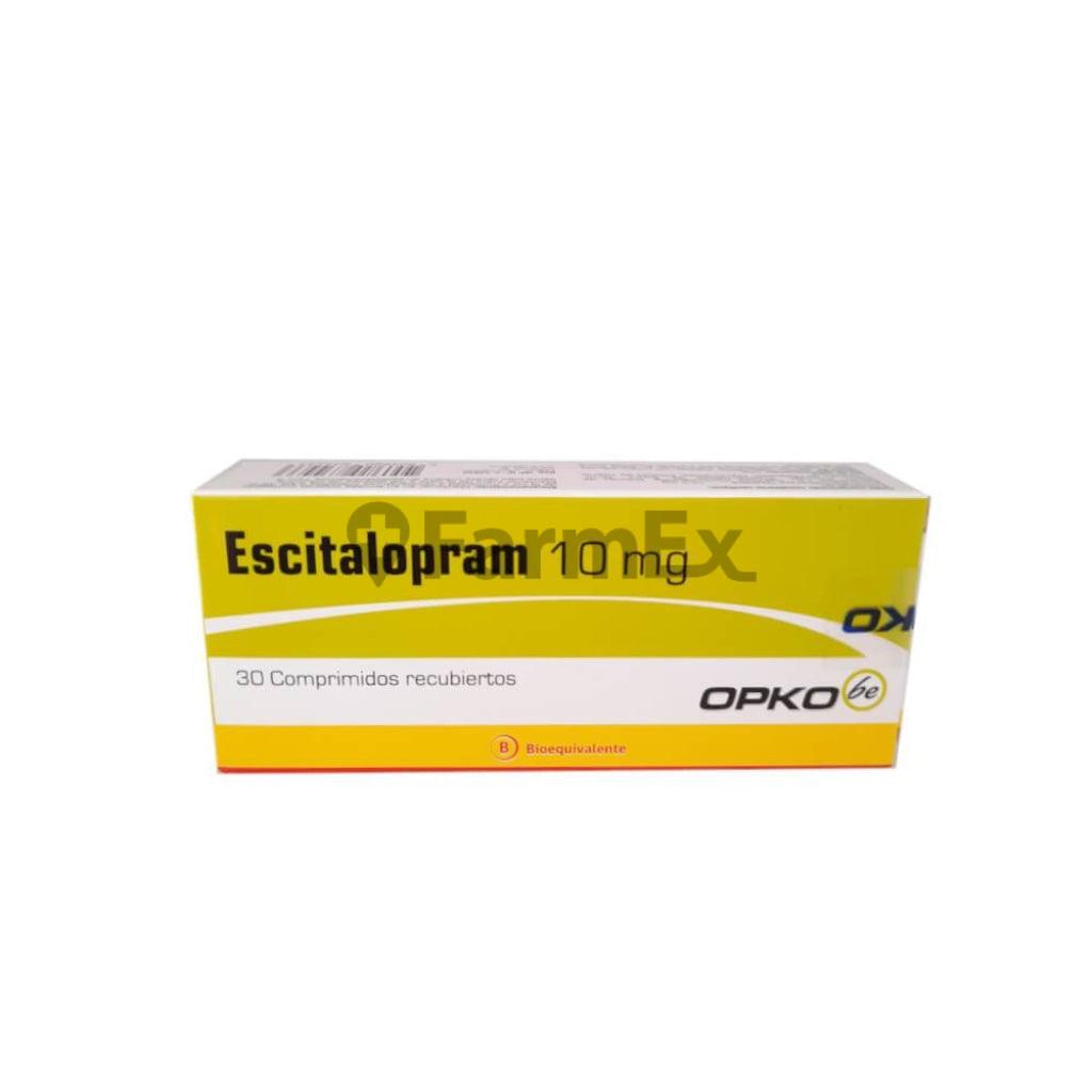 Escitalopram 10 mg x 30 comprimidos "Ley Cenabast" OPKO 