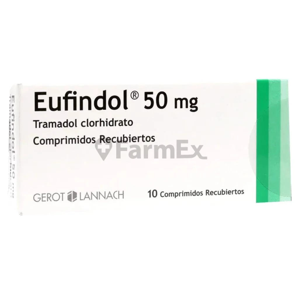 Eufindol 50 mg x 10 comprimidos "Ley Cenabast" Gerot Lannach 