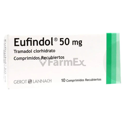 Eufindol 50 mg x 10 comprimidos "Ley Cenabast"