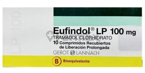Eufindol LP 100 mg x 10 comprimidos "Ley Cenabast"