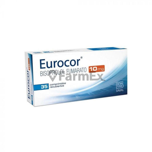 Eurocor 10 mg x 35 comprimidos recubiertos SAVAL 
