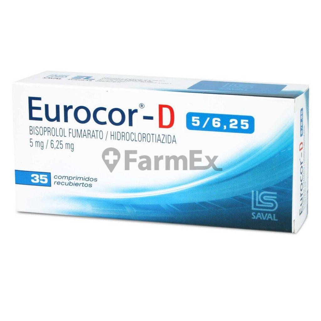 Eurocor-D 5 mg / 6,25 mg x 35 comprimidos LAB. SAVAL 