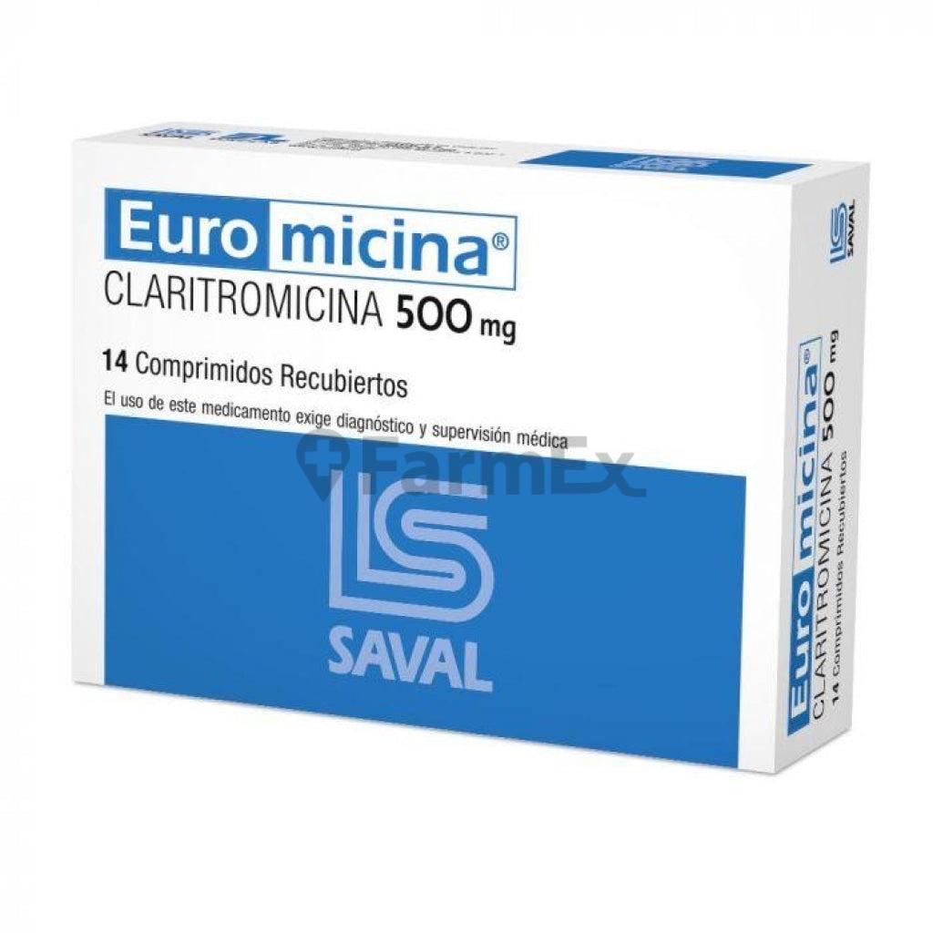 Euromicina 500 mg x 14 comprimidos LAB. SAVAL 