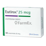 Eutirox 25 mcg x 50 comprimidos "Ley Cenabast"