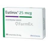 Eutirox 25 mcg x 50 comprimidos