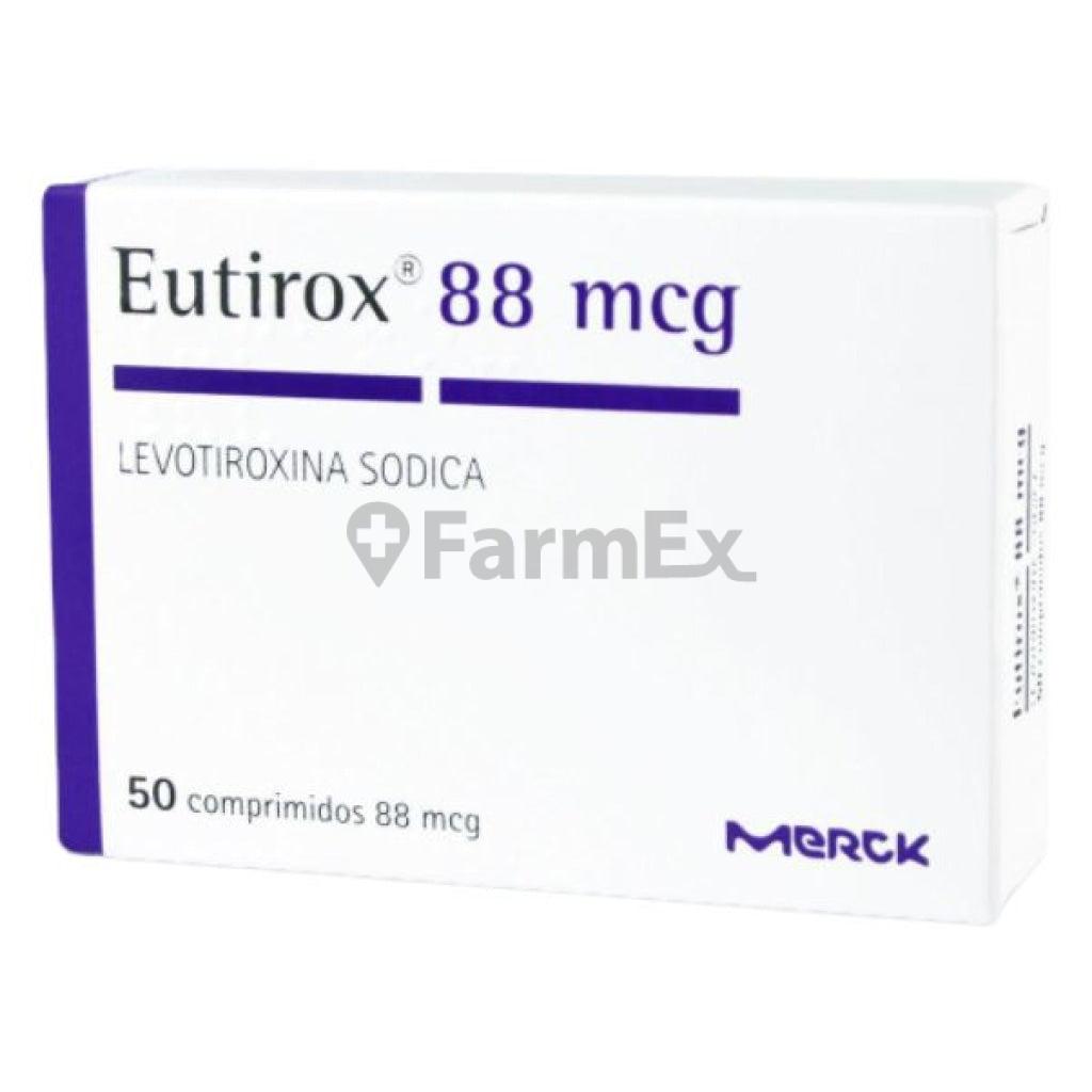 Eutirox® 88 mcg x 50 comprimidos "Ley Cenabast" MERCK 
