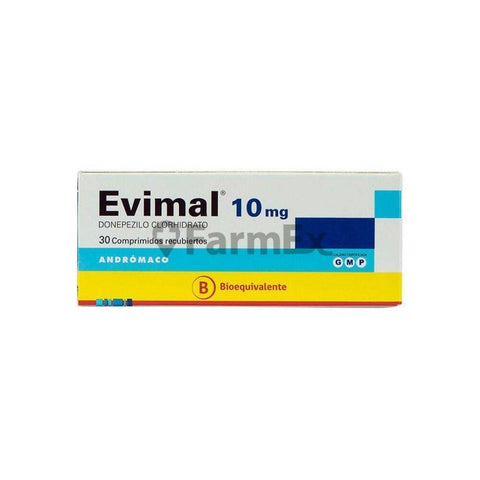 Evimal Donepezilo Clorhidrato 10 mg x 30 comprimidos