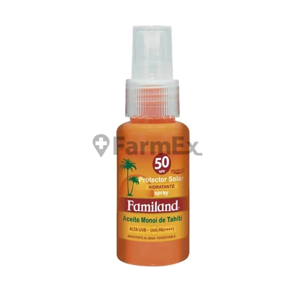 Familand "Aceite Monoi de Tahiti" Protector Solar Spray x 50 ml Durandin 