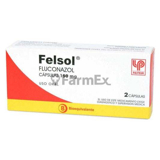 Felsol 150 mg x 2 capsulas PASTEUR 