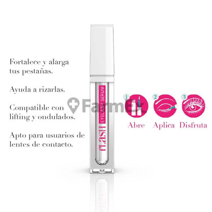 Flash Eyelash Serum "Suero para pestañas" x 2 mL Scope 