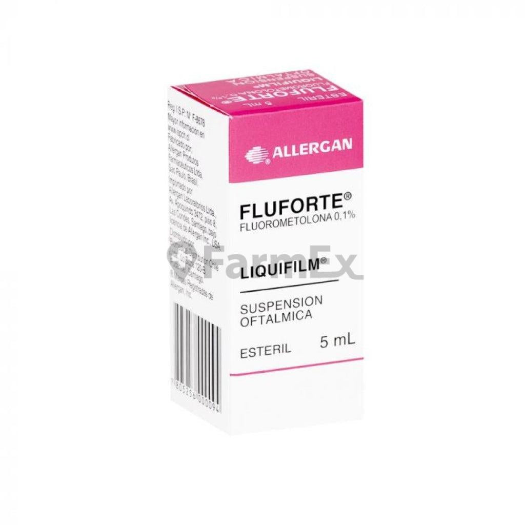 Fluforte 0,1 % Suspensión Oftálmica x 5 ml (Debe Presentar Receta) Allergan 