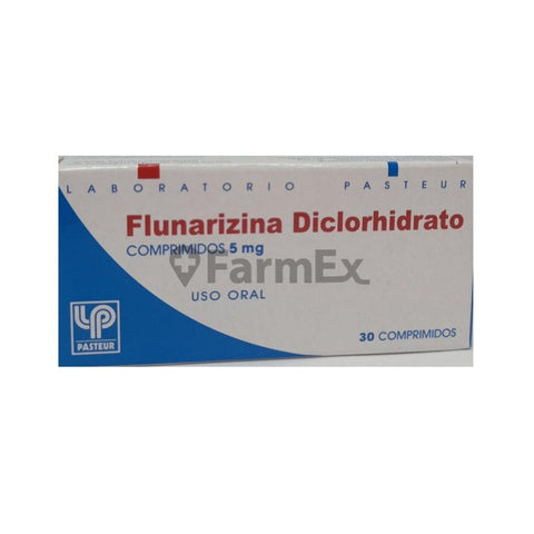 Flunarizina Diclorhidrato 5 mg x 30 comprimidos