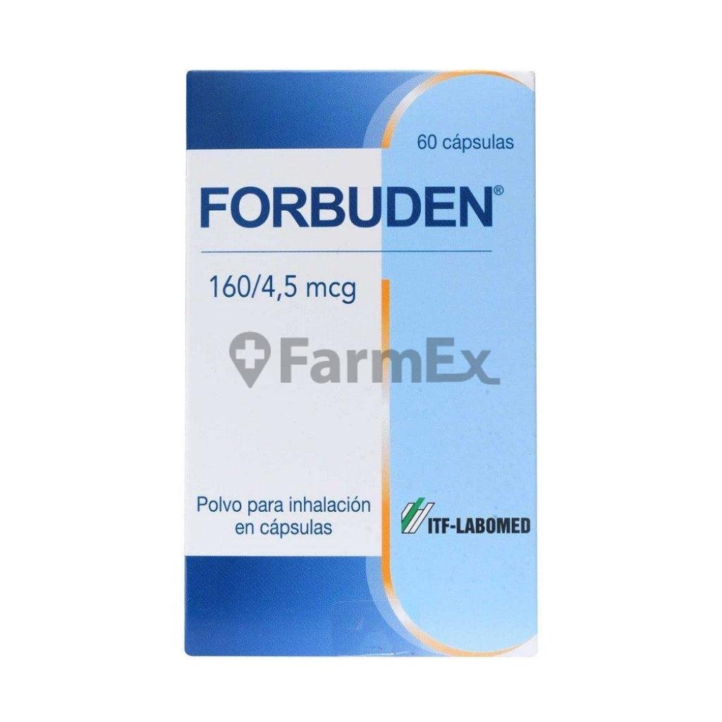 Forbuden Polvo para Inhalacion 160 / 4,5 mcg x 60 capsulas ITF-LABOMED 