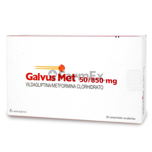 Galvus Met 50 / 850 mg x 28 comprimidos NOVARTIS 