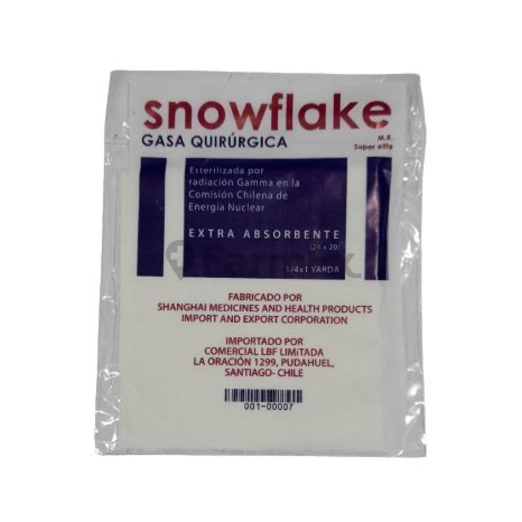 Gasa Estéril Quirúrgica 1/4 x 1 yarda Sbowflake 
