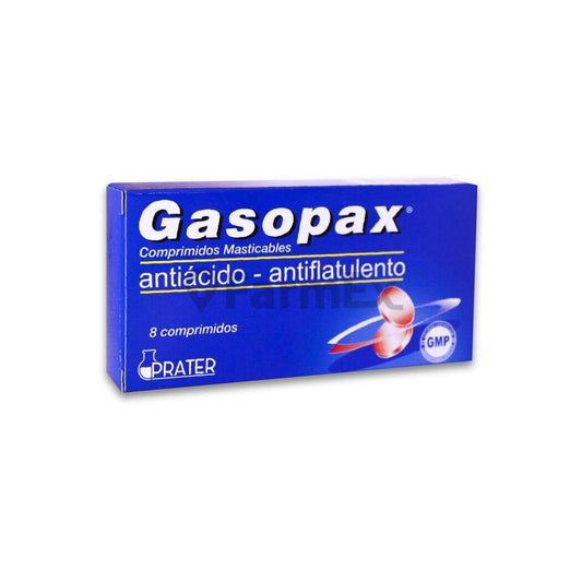 Gasopax x 8 comprimdos PRATER 