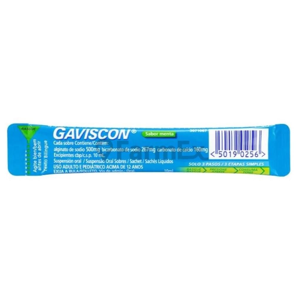 Gaviscon Sabor Menta x 10 mL x 1 sachet RECKITT BENCKISER 