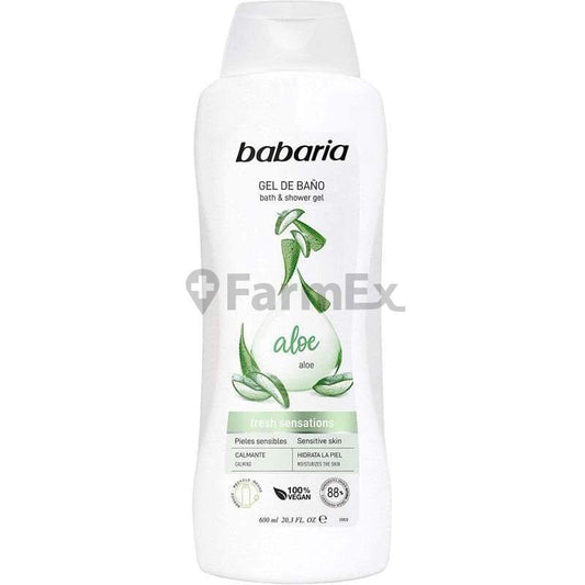 Gel de Baño Babaria "Aloe" Pieles Sensibles x 600 ml Berioska 