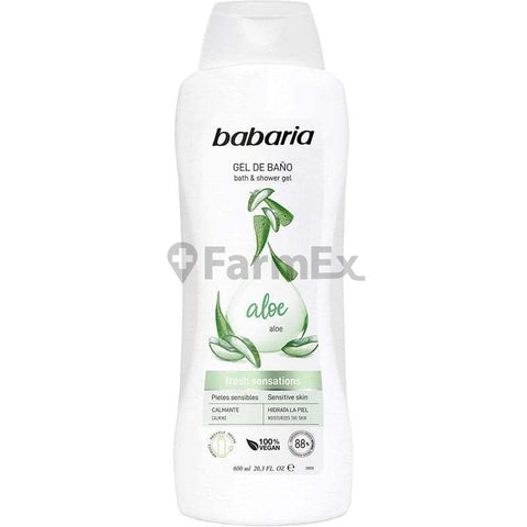 Gel de Baño Babaria "Aloe" Pieles Sensibles x 600 ml