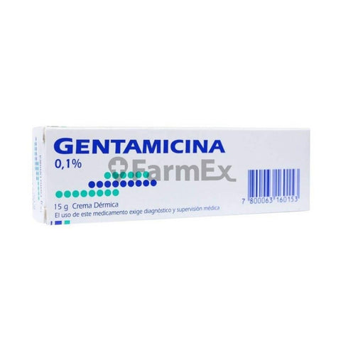 Gentamicina Crema Dérmica 0,1% x 15 g