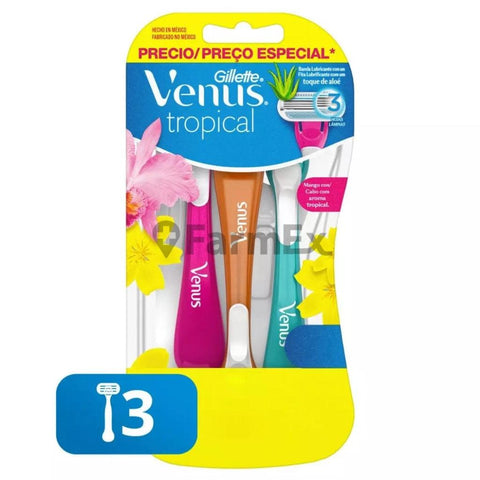 Gillette Venus Tropical Mujer x 3 unidades