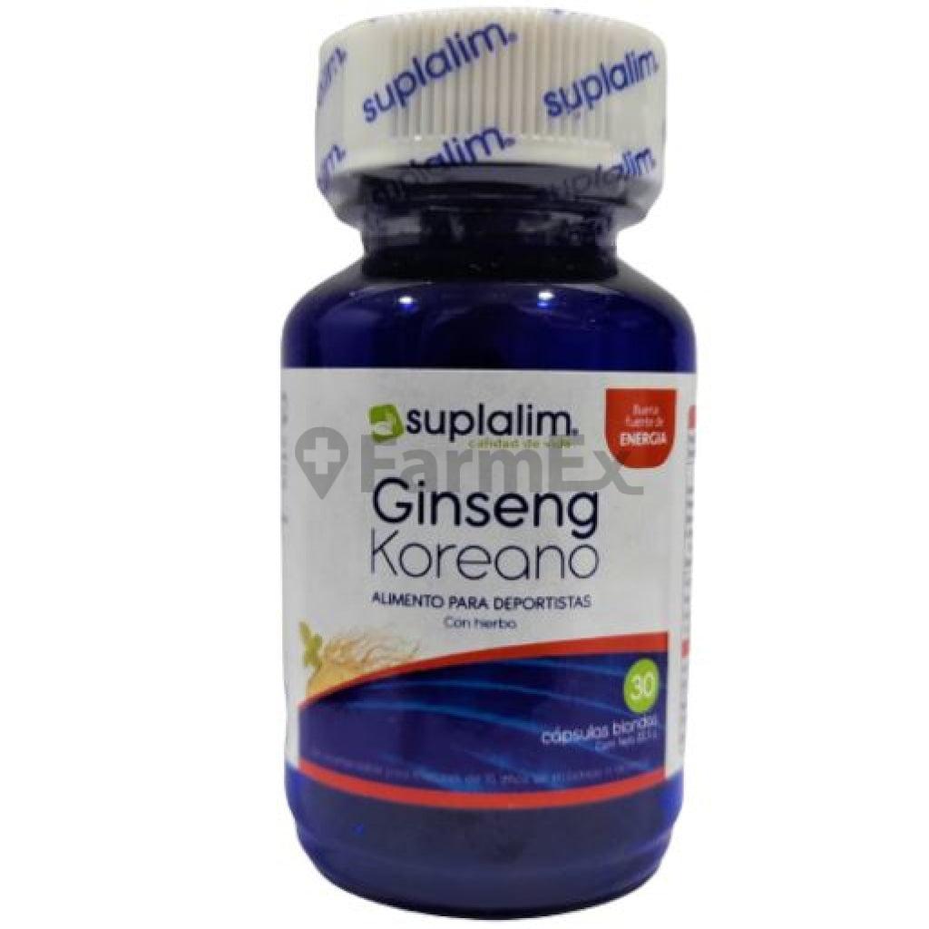 Ginseng Koreano x 30 capsulas Suplalim 