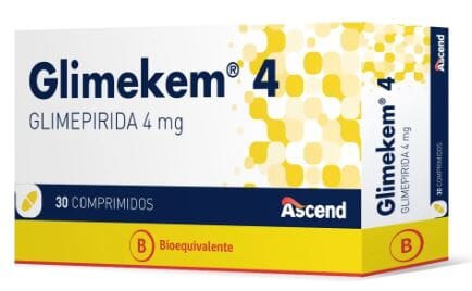 Glimekem 4 mg x 30 comprimidos ASCEND 