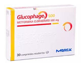 Glucophage 500 mg x 30 comprimidos recubiertos