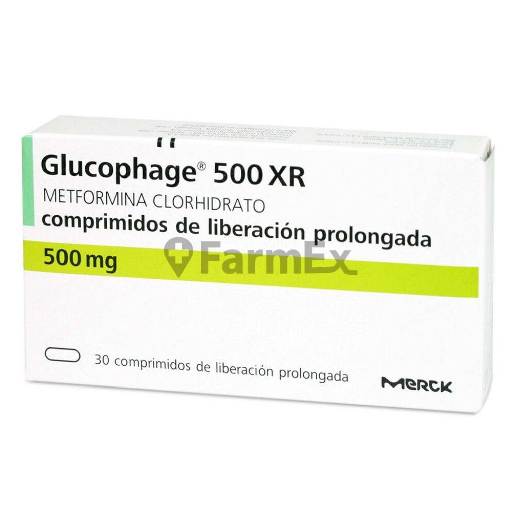 Glucophage XR 500 mg x 30 comprimidos MERCK 
