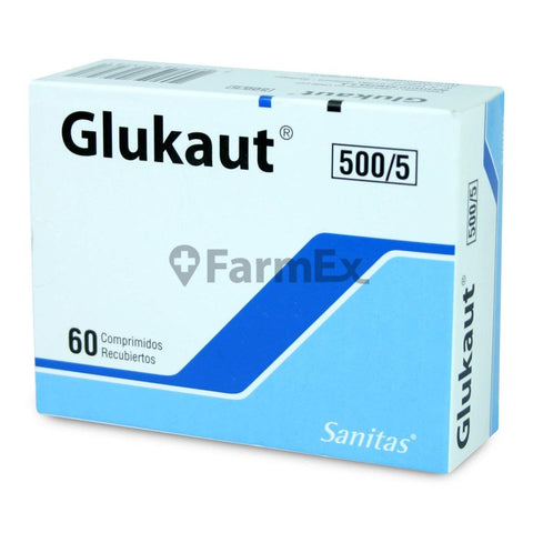 Glukaut 500 / 5 mg x 60 comprimidos