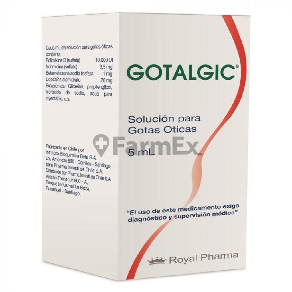 Gotalgic Solucion Otica x 5 ml ROYAL PHARMA 