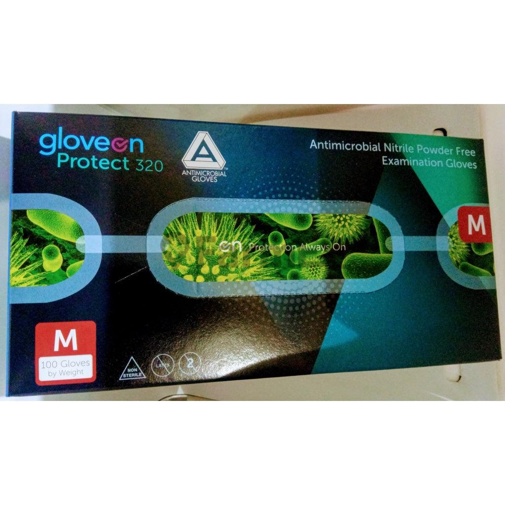Guante Nitrillo Talla M x 100 (antimicrobial) antimicrobial 