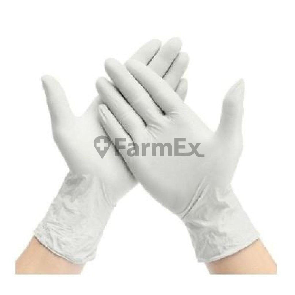 Guante Vinilo Blanco "Talla S" x 100 unidades top glove 