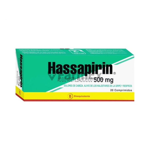 Hassapirin 500 mg x 20 comprimidos