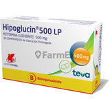 Hipoglucin LP Metformina 500 mg x 30 Comprimidos de Liberación Prolongada