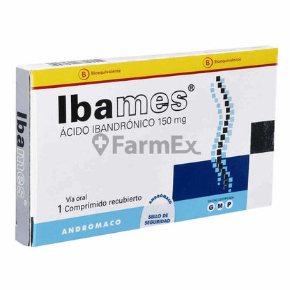 Ibames 150 mg x 1 comprimido "Ley Cenabast" ANDROMACO 