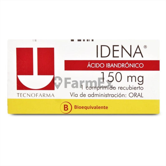 Idena Acido Ibandrónico 150 mg x 1 comprimido (Vencimiento Noviembre 2021) TECNOFARMA 