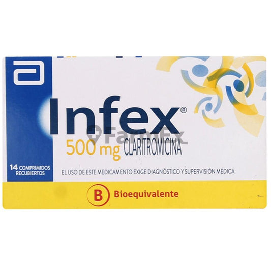 Infex 500 mg x 14 comprimidos ABBOTT 