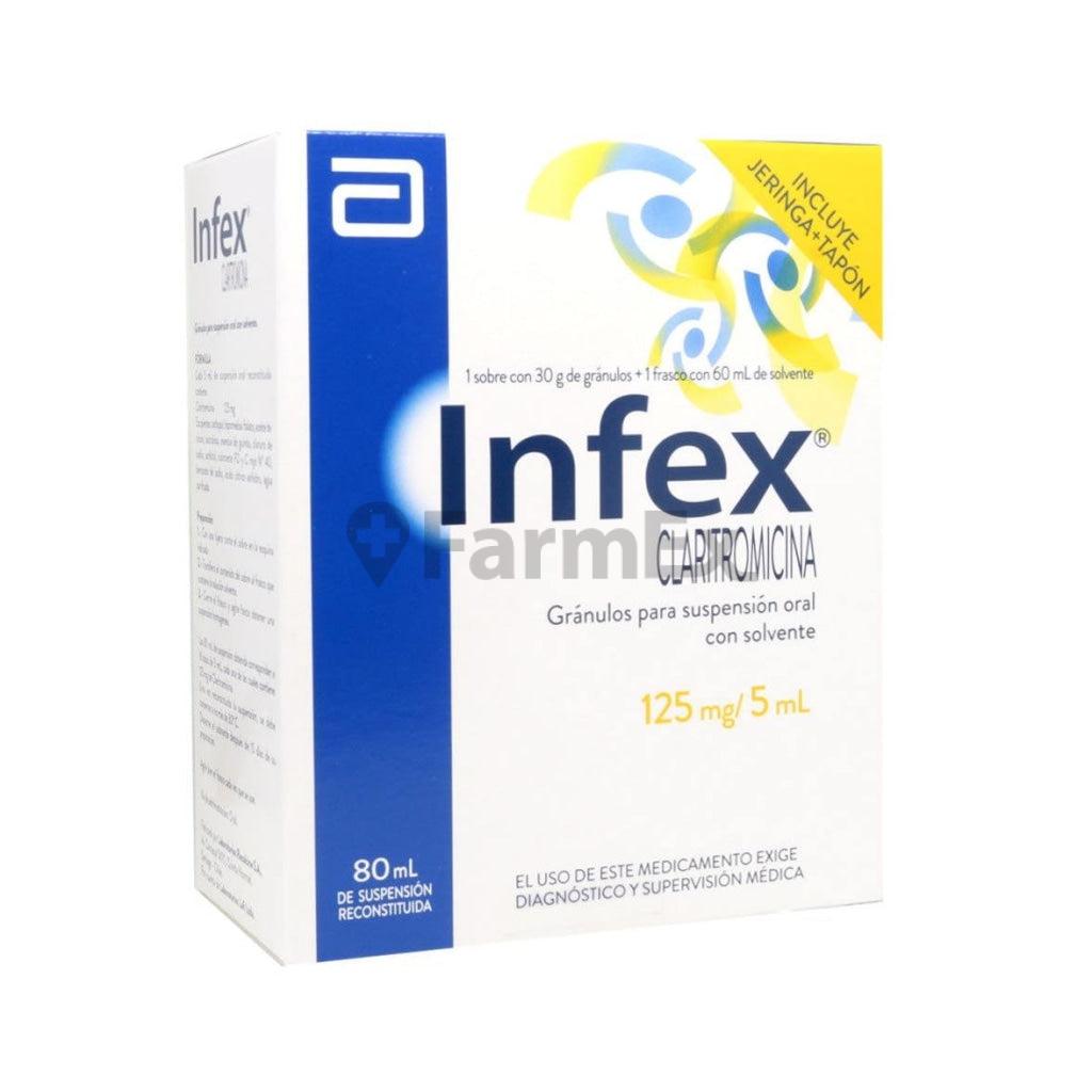 Infex Granulos para Suspension 125 mg / 5 ml x 80 ml ABBOTT 